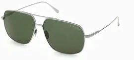 Солнцезащитные очки Tom Ford TF 746 16N shiny palladium/green